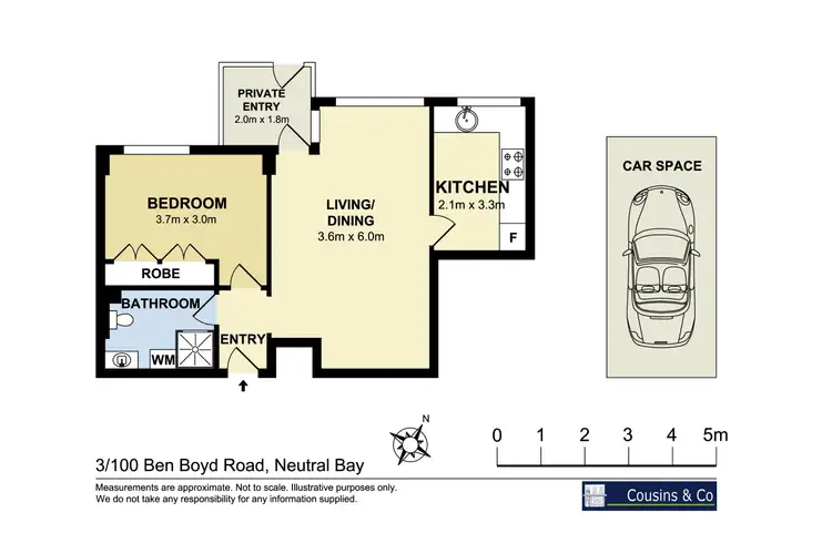 Floorplan of Homely apartment listing, 3/100 Ben Boyd Road, Neutral Bay NSW 2089