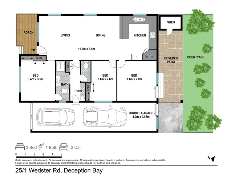 Floorplan of Homely retirement listing, Villa 25/1 Webster Rd, Deception Bay QLD 4508