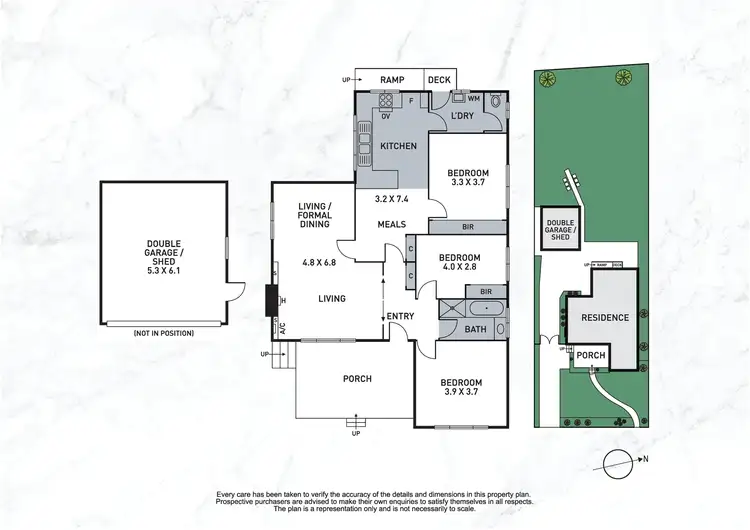 Floorplan of Homely house listing, 14 Victor Avenue, Dandenong North VIC 3175