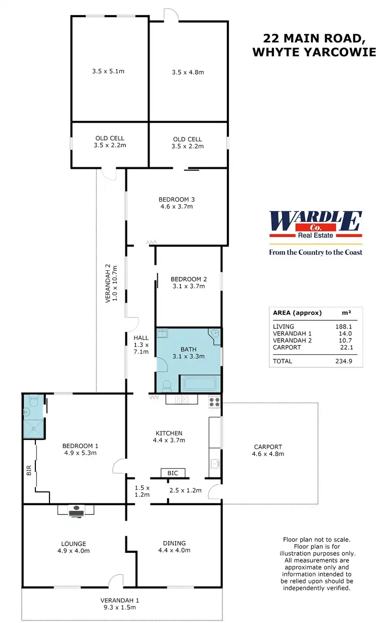 Floorplan of Homely house listing, 22 Main Road, Whyte Yarcowie SA 5420