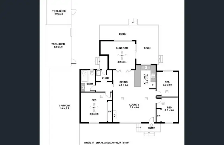 Floorplan of Homely house listing, 22 Barossa Valley Way, Tanunda SA 5352