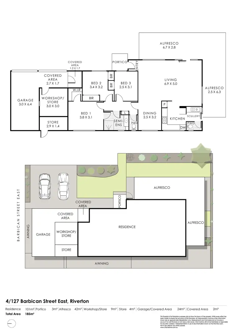 Floorplan of Homely house listing, Unit 4/127 Barbican St E, Riverton WA 6148