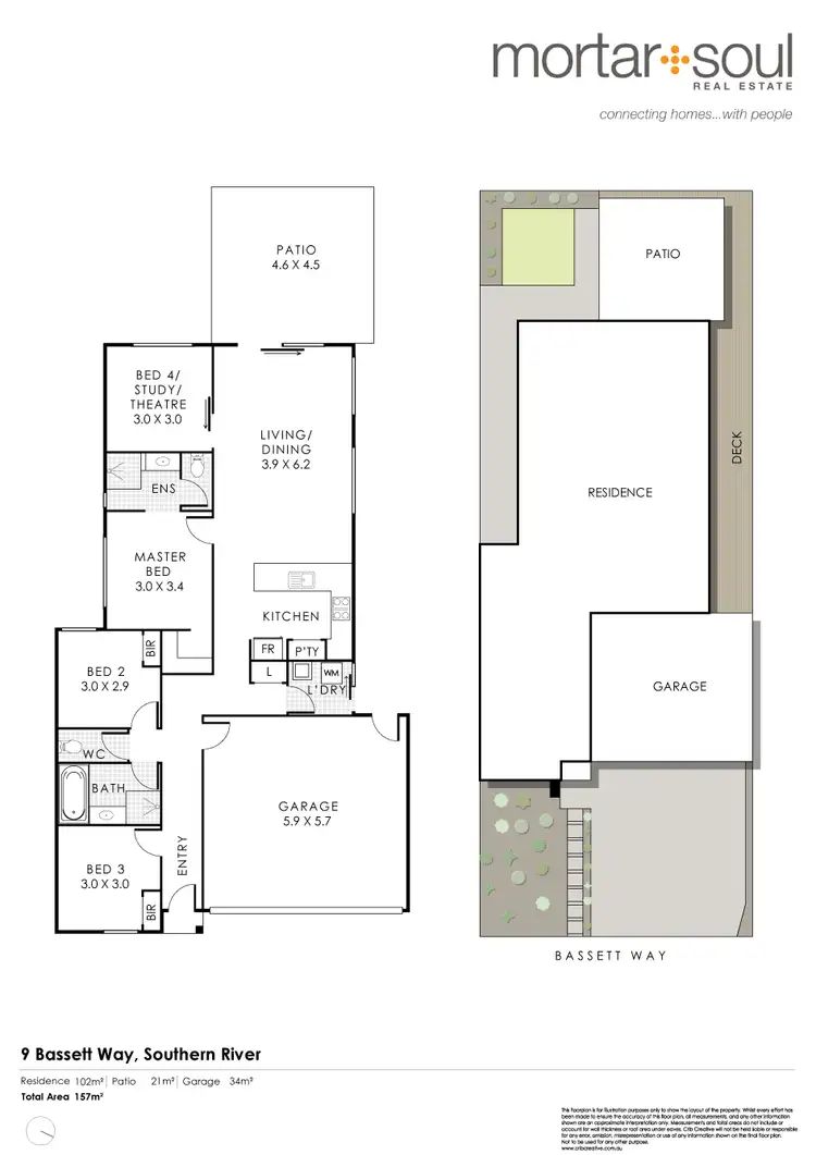 Floorplan of Homely house listing, 9 Basset Way, Southern River WA 6110