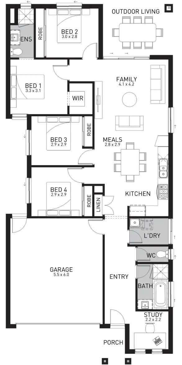 Floorplan of Homely house listing, Lot 610 Dalmatian Street (Sapphire Estate), Cranbourne East VIC 3977