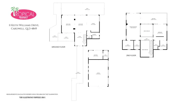 Floorplan of Homely house listing, 11 Keith Williams Dr, Cardwell QLD 4849