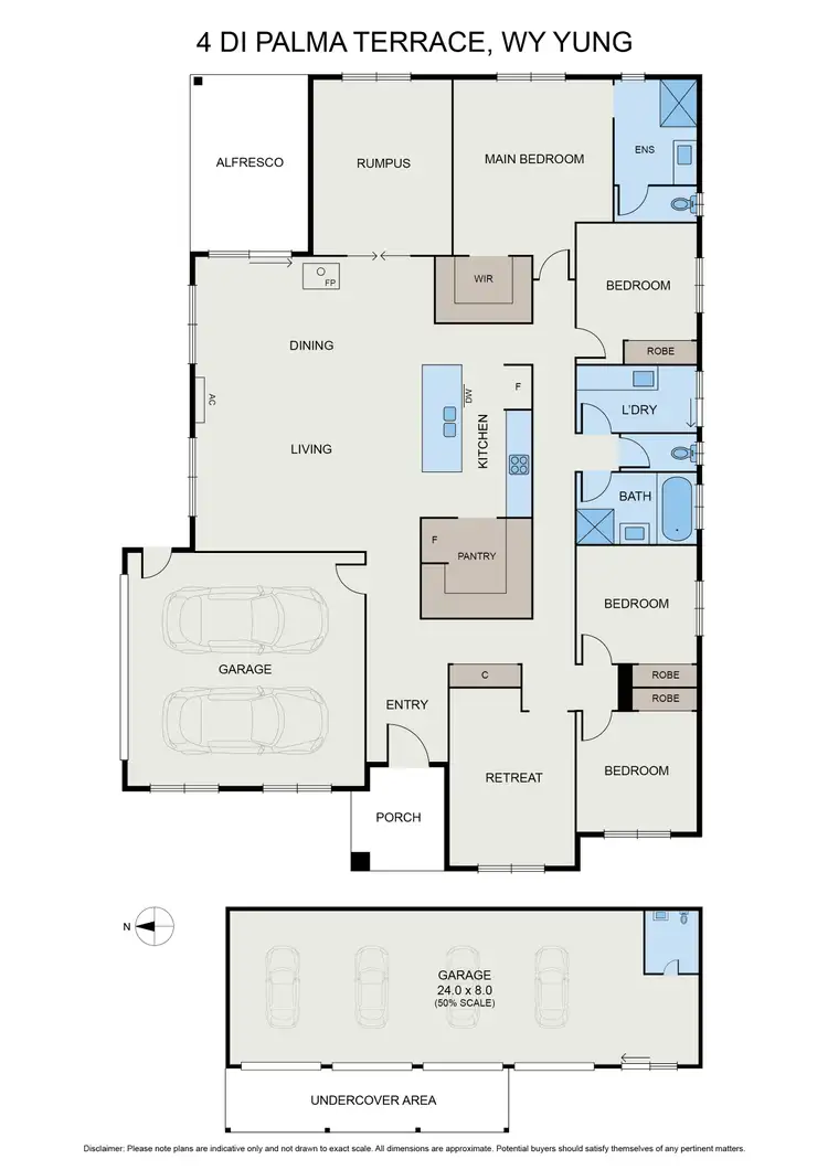 Floorplan of Homely house listing, 4 Di Palma Tce, Ellaswood VIC 3875