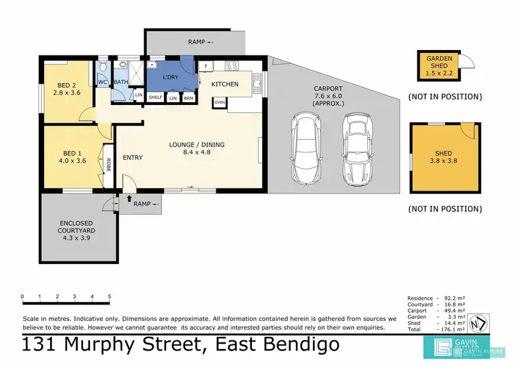 Floorplan of Homely house listing, 131 Murphy St, East Bendigo VIC 3550