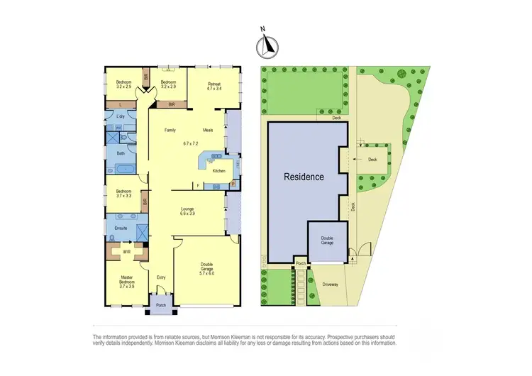 Floorplan of Homely house listing, 6 Beacon Pl, Doreen VIC 3754