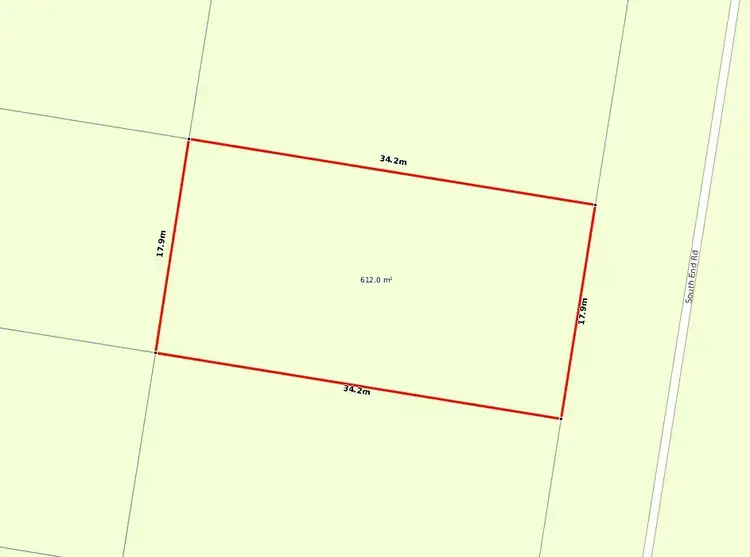 Floorplan of Homely land listing, 96 South End Rd, Russell Island QLD 4184