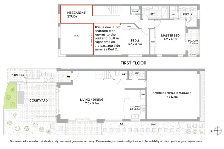 Floorplan of Homely semi-detached listing, Unit 1/37 Katharina St, Noosa Heads QLD 4567