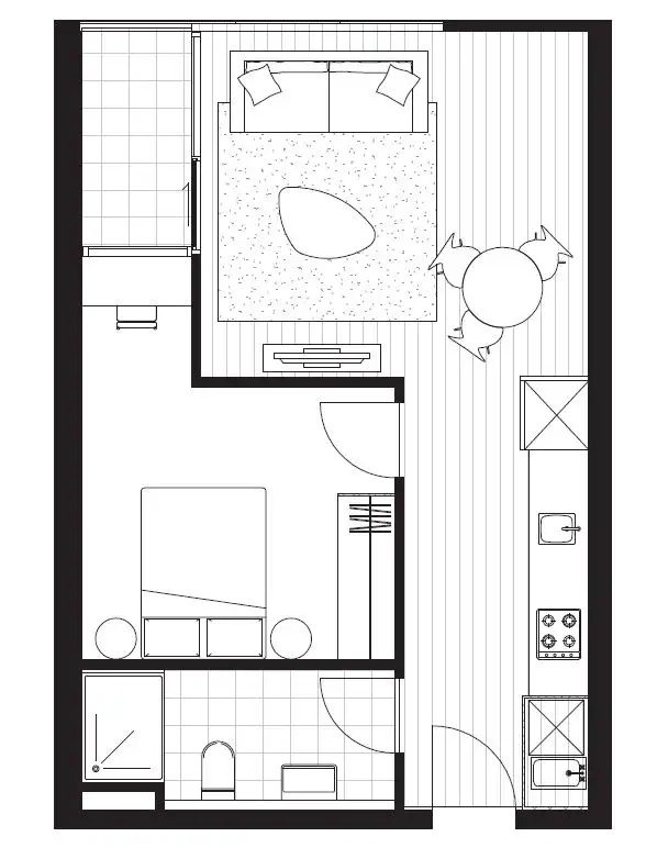 Floorplan of Homely apartment listing, 204B/3 Brewery Lane, Collingwood VIC 3066