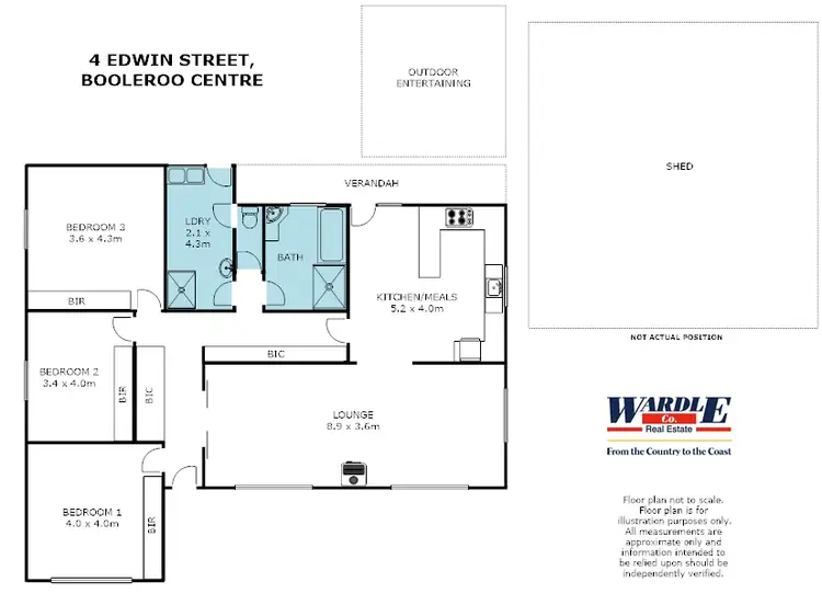 Floorplan of Homely house listing, 4 Edwin Street, Booleroo Centre SA 5482