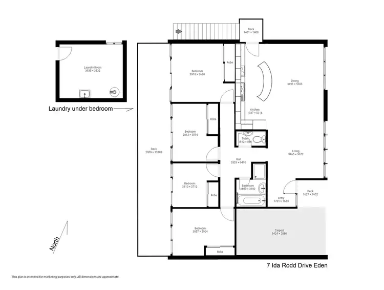 Floorplan of Homely house listing, 7 Ida Rodd Dr, Eden NSW 2551