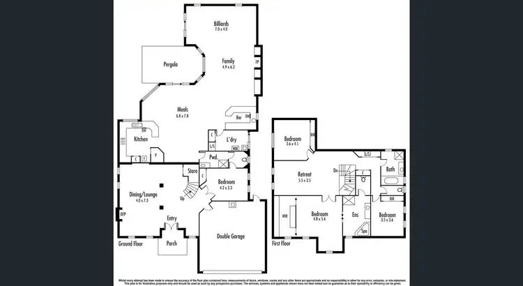 Floorplan of Homely house listing, 1 Reef Ct, Aspendale Gardens VIC 3195