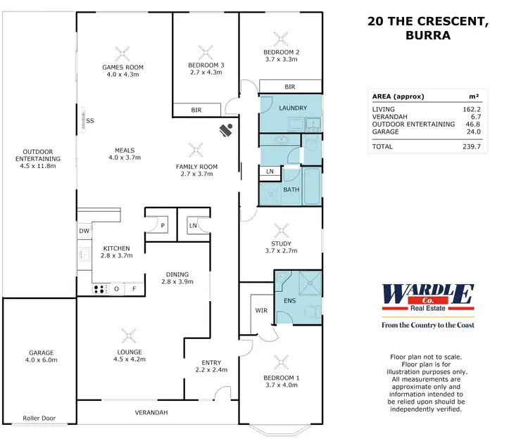 Floorplan of Homely house listing, 20 The Crescent, Burra SA 5417