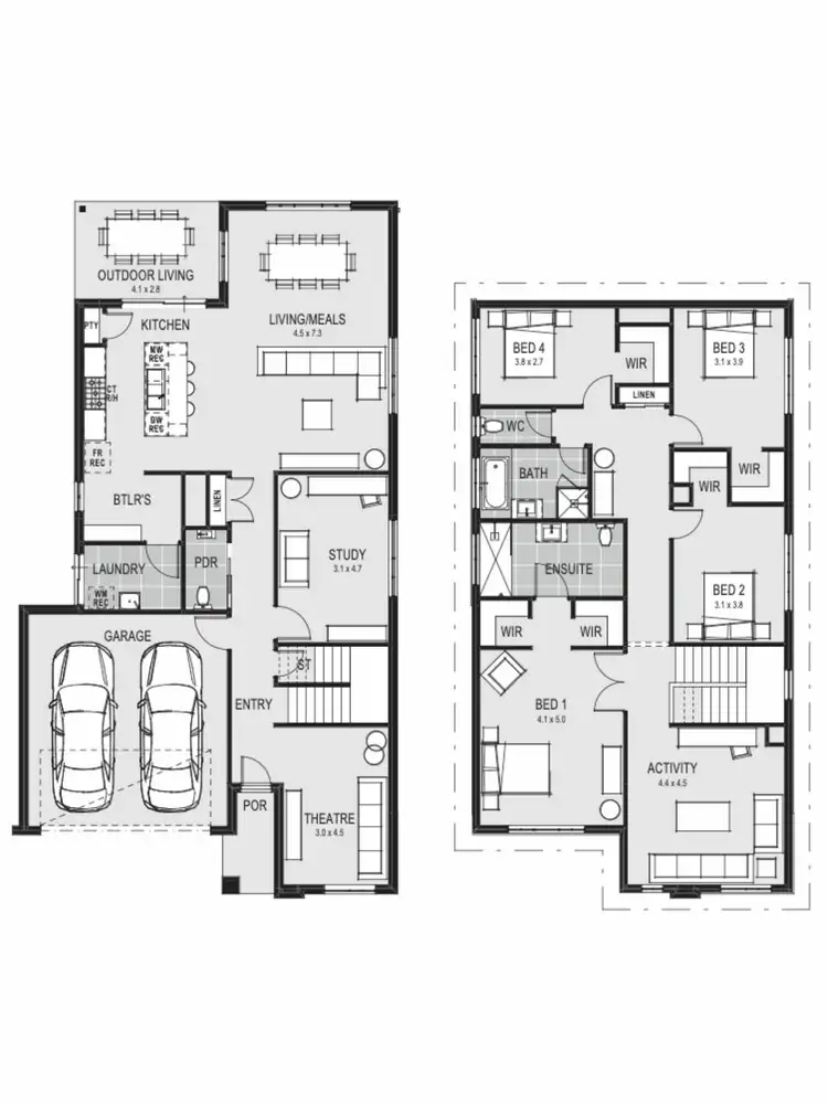 Floorplan of Homely house listing, Lot 1427 Cone Way, Weir Views VIC 3338