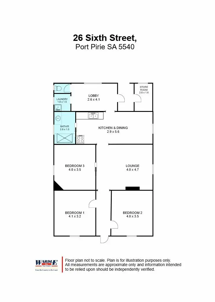 Floorplan of Homely house listing, 26 Sixth St, Port Pirie SA 5540
