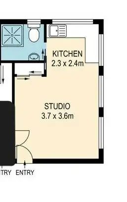 Floorplan of Homely unit listing, Unit 5A/5 Brunswick St, Fortitude Valley QLD 4006