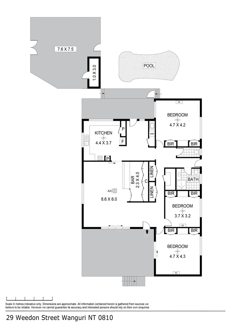 Floorplan of Homely house listing, 29 Weedon Street, Wanguri NT 810