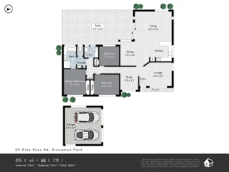 Floorplan of Homely house listing, 29 Glen Ross Rd, Sinnamon Park QLD 4073