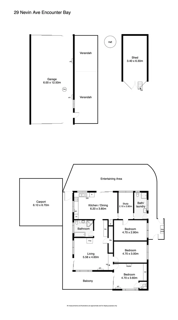 Floorplan of Homely house listing, 29 Nevin Ave, Encounter Bay SA 5211