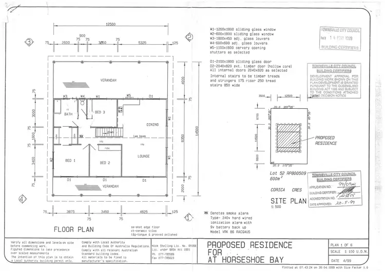 Floorplan of Homely house listing, 20 Corica Cres, Horseshoe Bay QLD 4819