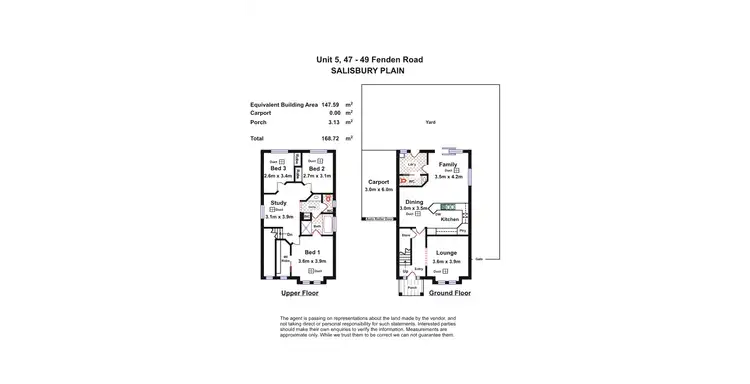 Floorplan of Homely townhouse listing, Unit 5/47-49 Fenden Rd, Salisbury Plain SA 5109