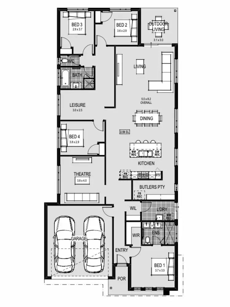 Floorplan of Homely house listing, Lot 25 Railview Street - Sunset Views, Broadford VIC 3658