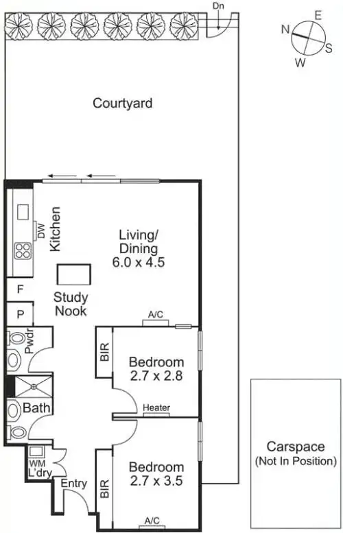 Floorplan of Homely apartment listing, G20/27-31 Herbert St, St Kilda VIC 3182