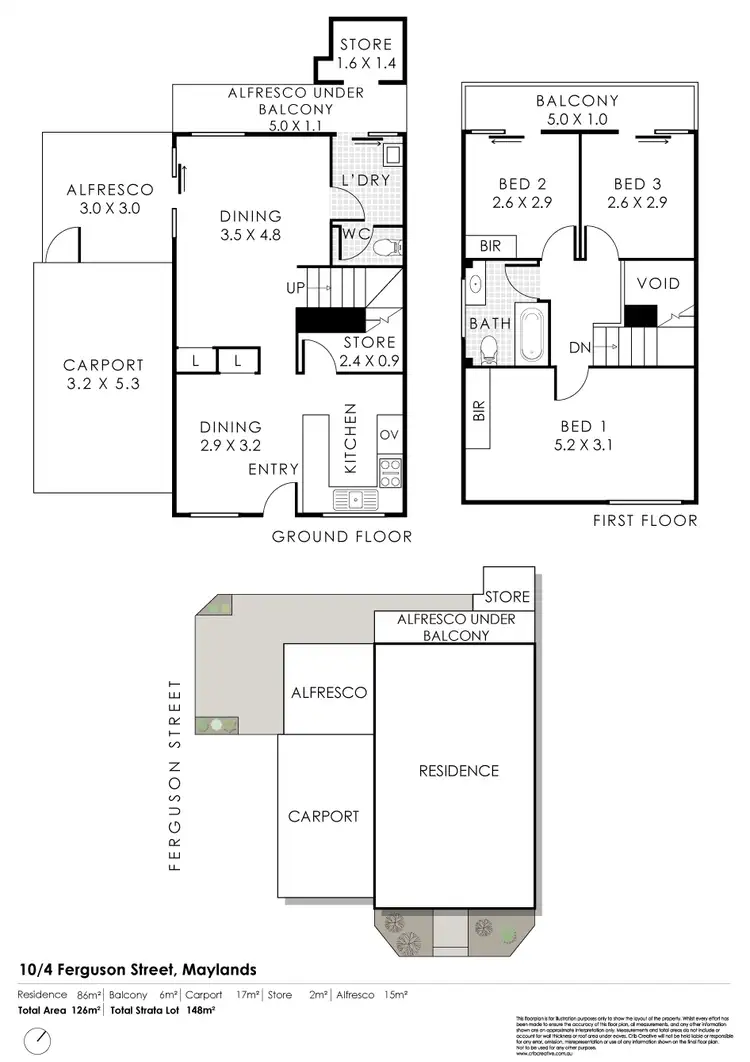 Floorplan of Homely house listing, 10/4 Ferguson St, Maylands WA 6051