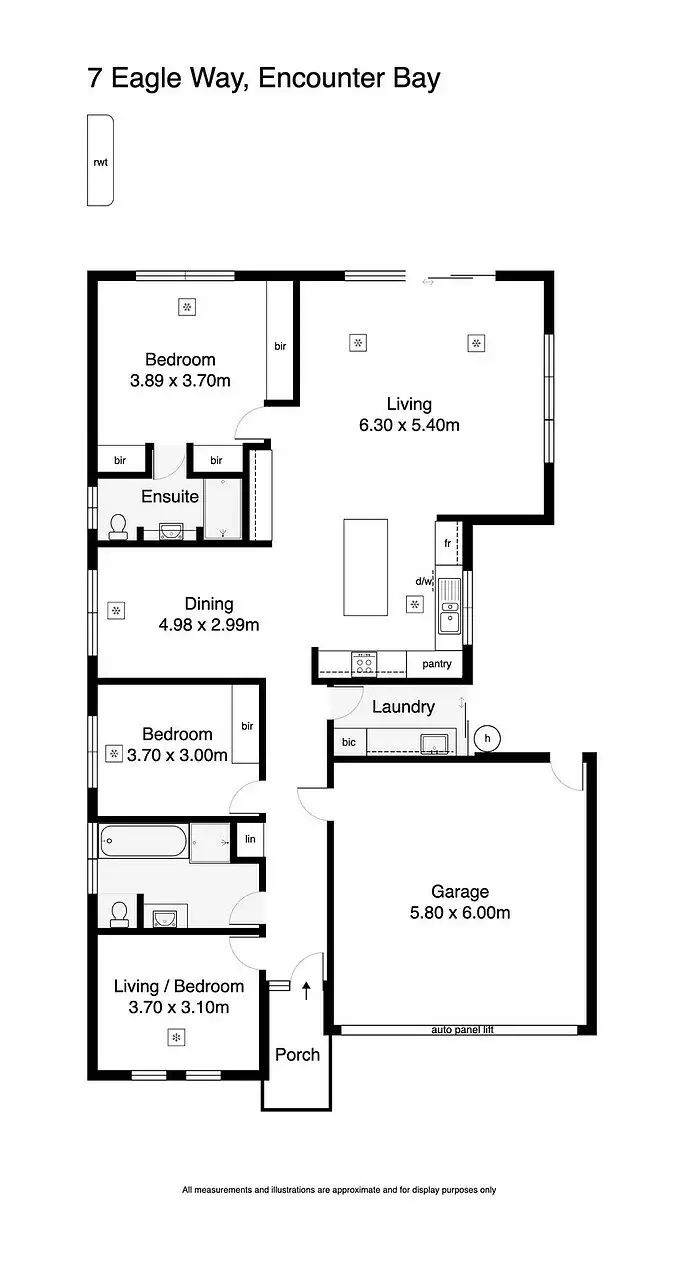 Floorplan of Homely house listing, 7 Eagle Way, Encounter Bay SA 5211