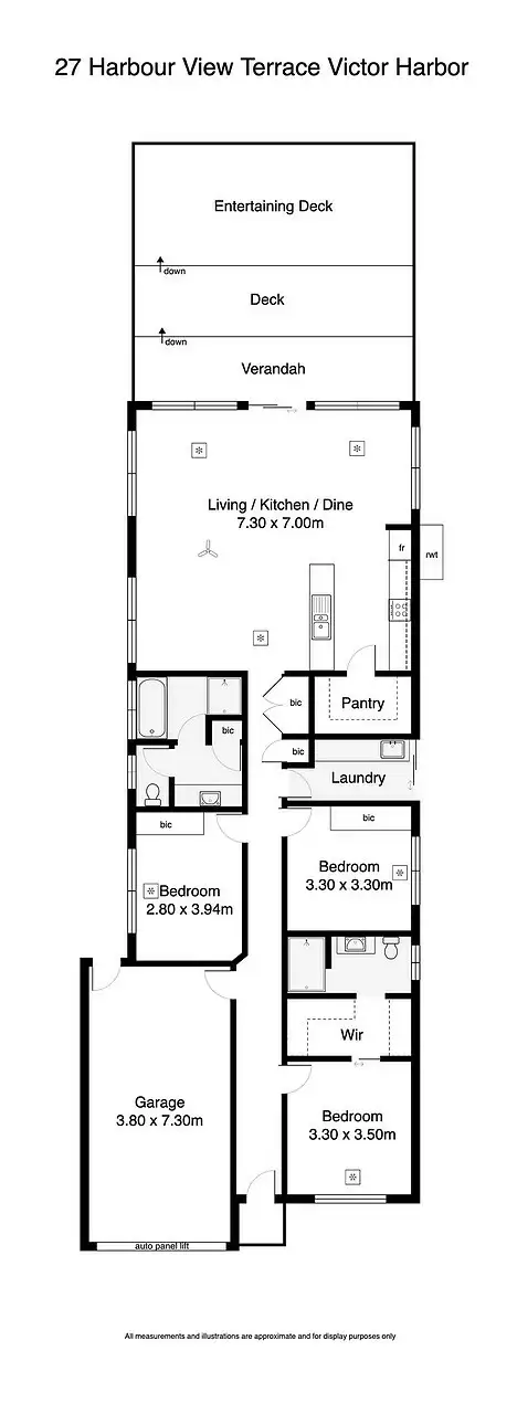 Floorplan of Homely house listing, 27 Harbour View Tce, Victor Harbor SA 5211