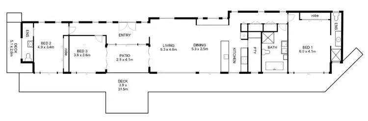 Floorplan of Homely rural property listing, 500 Pipeclay Creek Rd, Nabiac NSW 2312