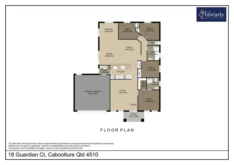 Floorplan of Homely house listing, 18 Guardian Ct, Caboolture QLD 4510