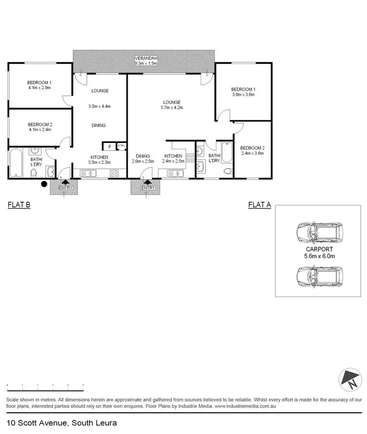 Floorplan of Homely semi-detached listing, 10B Scott Avenue, Leura NSW 2780