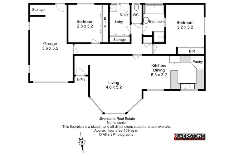 Floorplan of Homely unit listing, Unit 2/11 Parsons St, Ulverstone TAS 7315