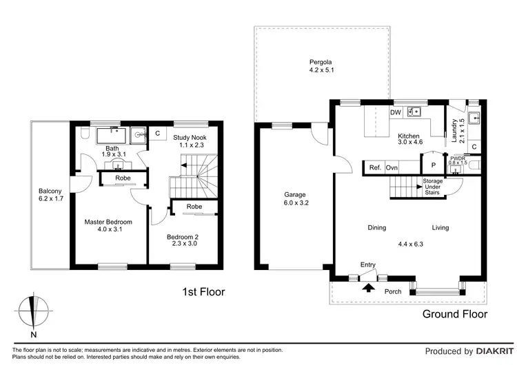 Floorplan of Homely townhouse listing, 1A Centreway, Keilor East VIC 3033