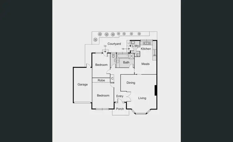 Floorplan of Homely unit listing, Unit 2/7-9 First St, Black Rock VIC 3193