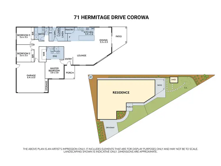 Floorplan of Homely house listing, 71-73 Hermitage Drive, Corowa NSW 2646