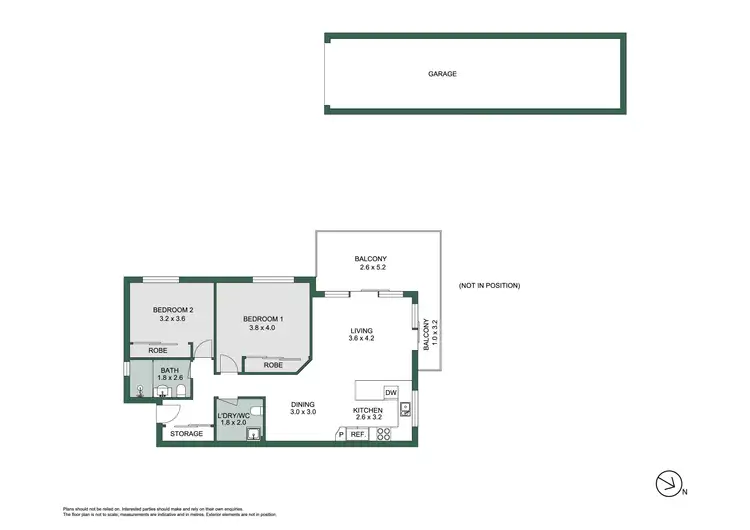 Floorplan of Homely unit listing, 12/91-97 Blakesley Rd, South Hurstville NSW 2221