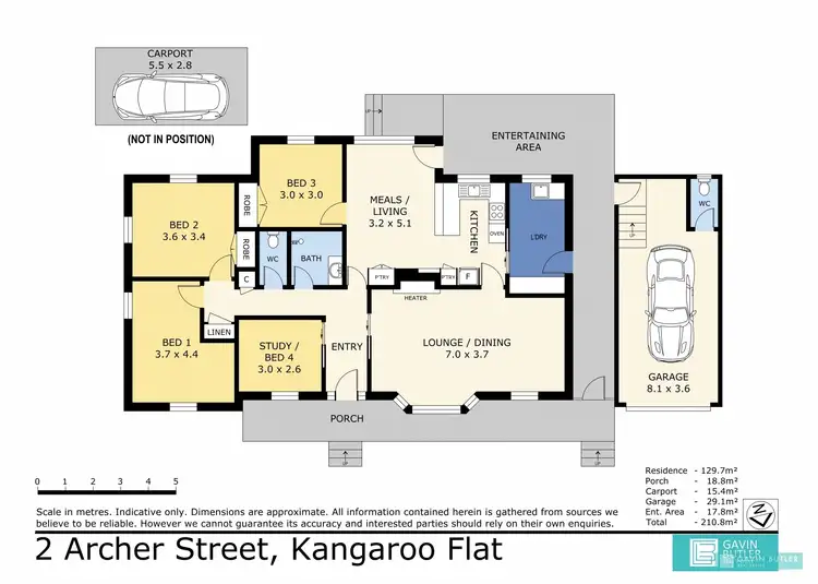 Floorplan of Homely house listing, 2-4 Archer St, Kangaroo Flat VIC 3555