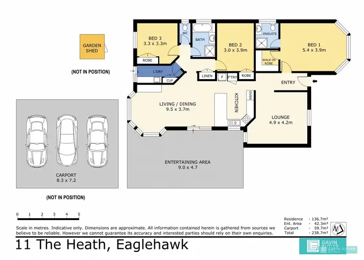 Floorplan of Homely house listing, 11 The Heath, Eaglehawk VIC 3556
