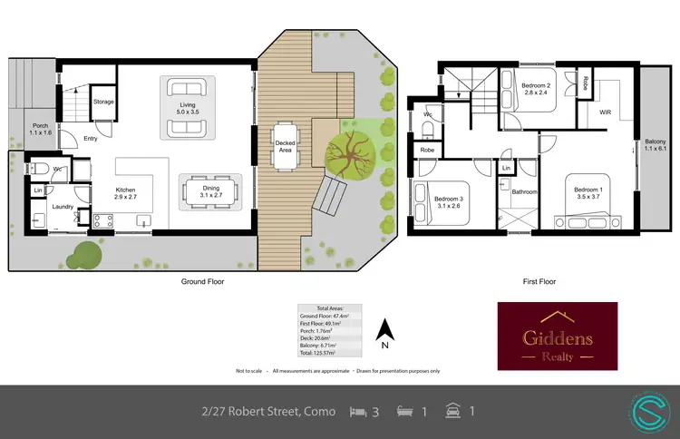 Floorplan of Homely unit listing, Unit 2/27 Robert St, Como WA 6152