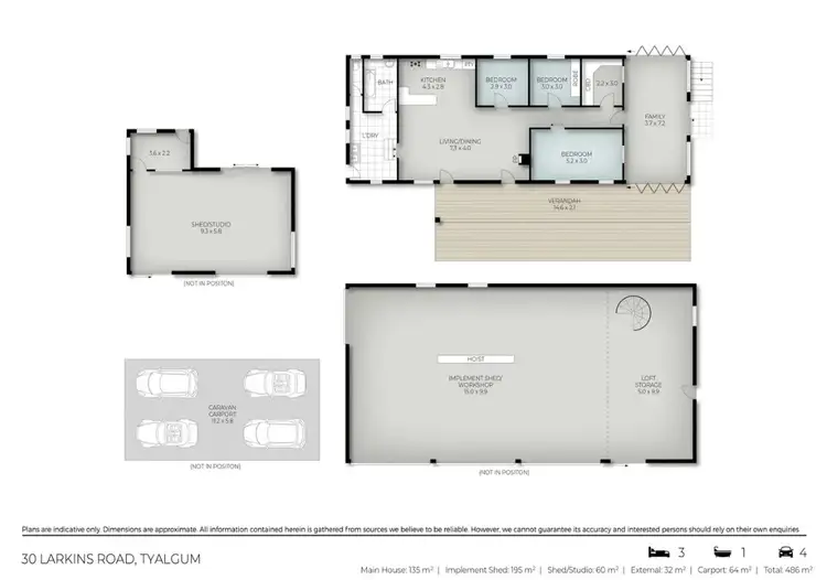 Floorplan of Homely rural property listing, 30 Larkins Road, Tyalgum NSW 2484