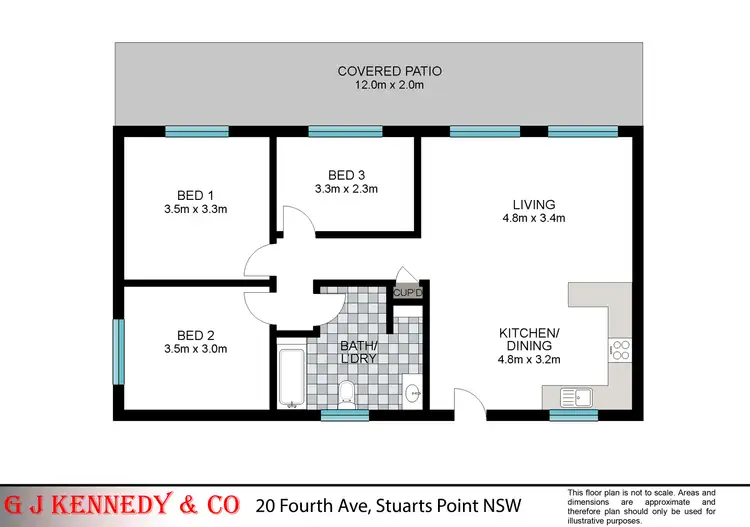 Floorplan of Homely house listing, 20 Fourth Ave, Stuarts Point NSW 2441