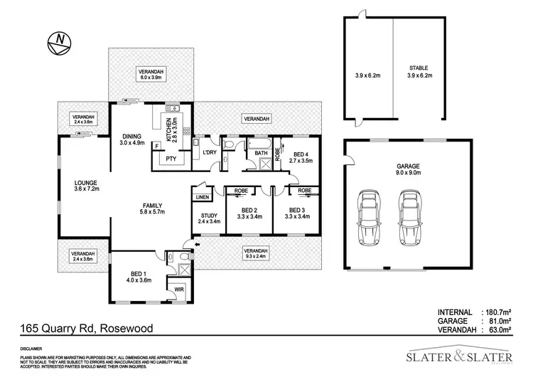 Floorplan of Homely rural property listing, 165 Quarry Road, Rosewood NSW 2446