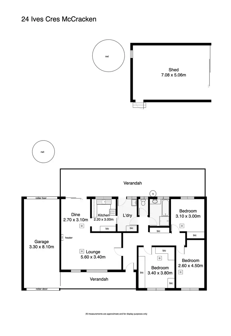 Floorplan of Homely house listing, 24 Ives Cres, Mccracken SA 5211