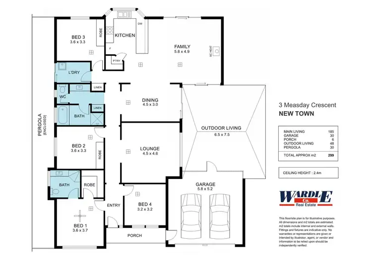 Floorplan of Homely house listing, 3 Measday Cres, Kadina SA 5554