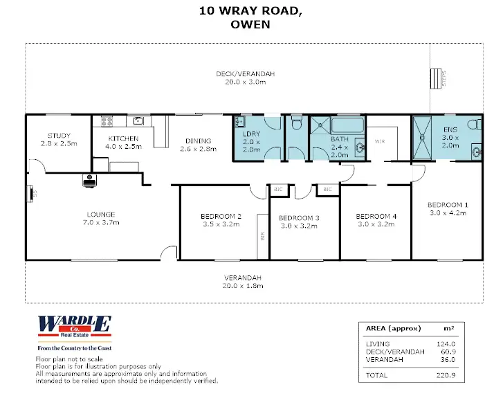 Floorplan of Homely house listing, 10 Wray Rd, Owen SA 5460