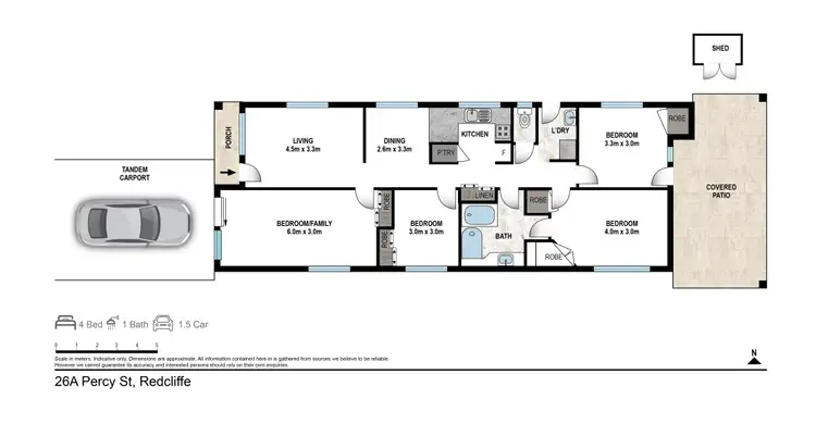 Floorplan of Homely house listing, 26A Percy St, Redcliffe QLD 4020